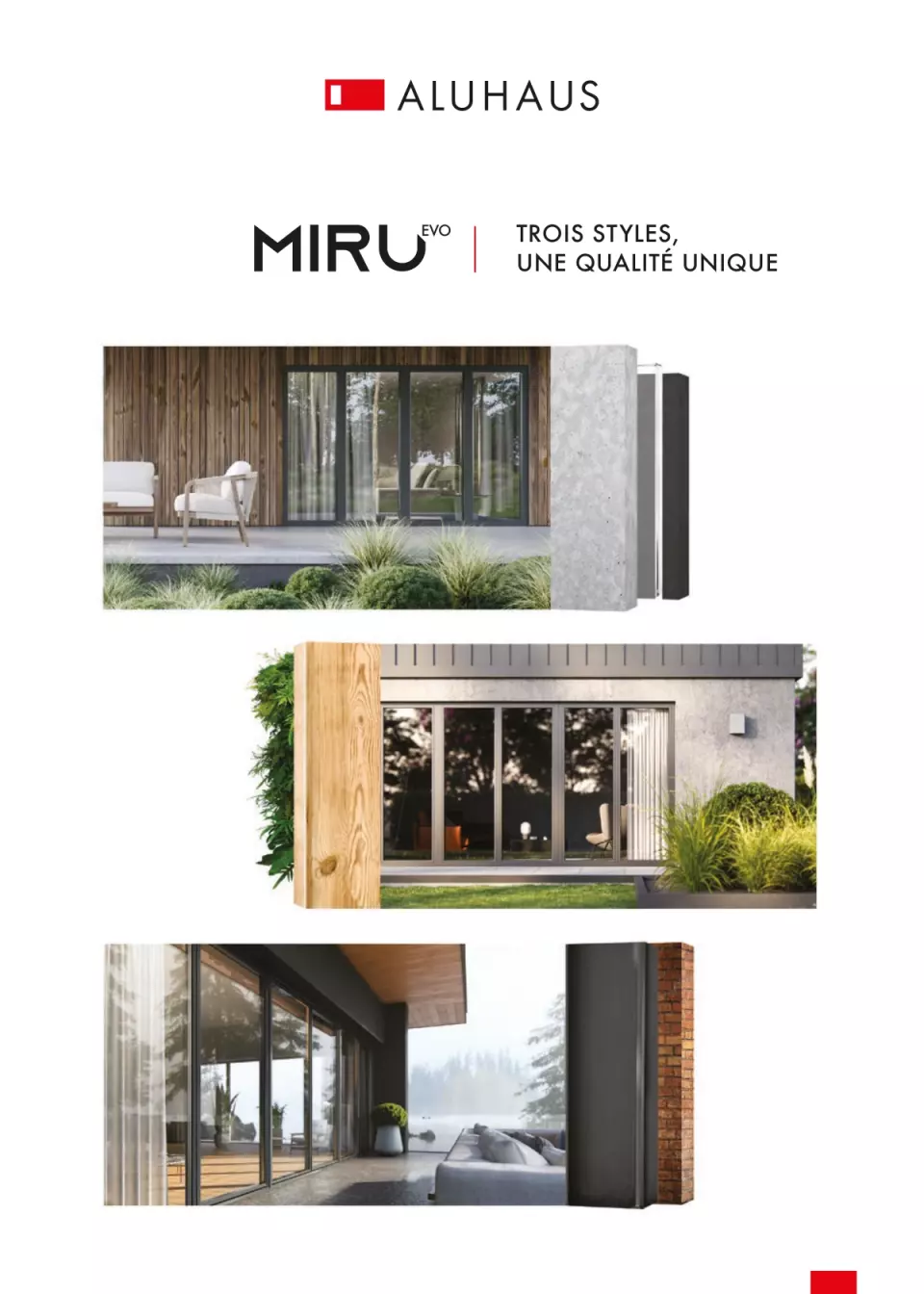 ALUHAUS – Fenêtres aluminium MIRU EVO